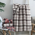 Multi layer gauze soft warm grid series