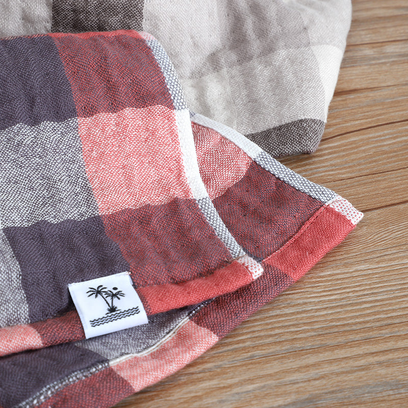 Multi layer gauze soft warm grid series