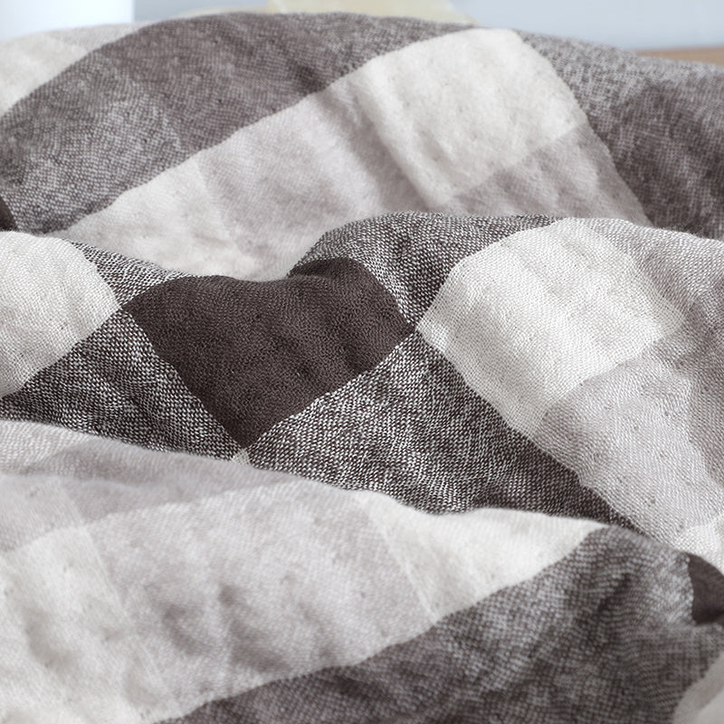 Multi layer gauze soft warm grid series