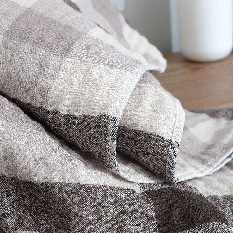 Multi layer gauze soft warm grid series