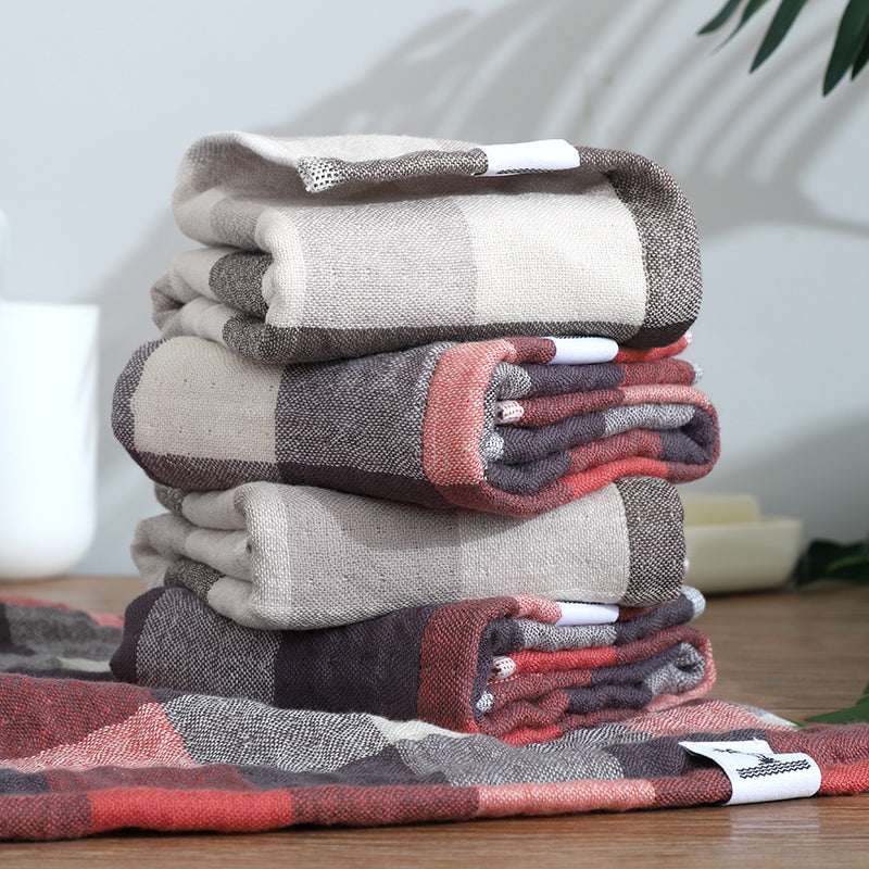 Multi layer gauze soft warm grid series