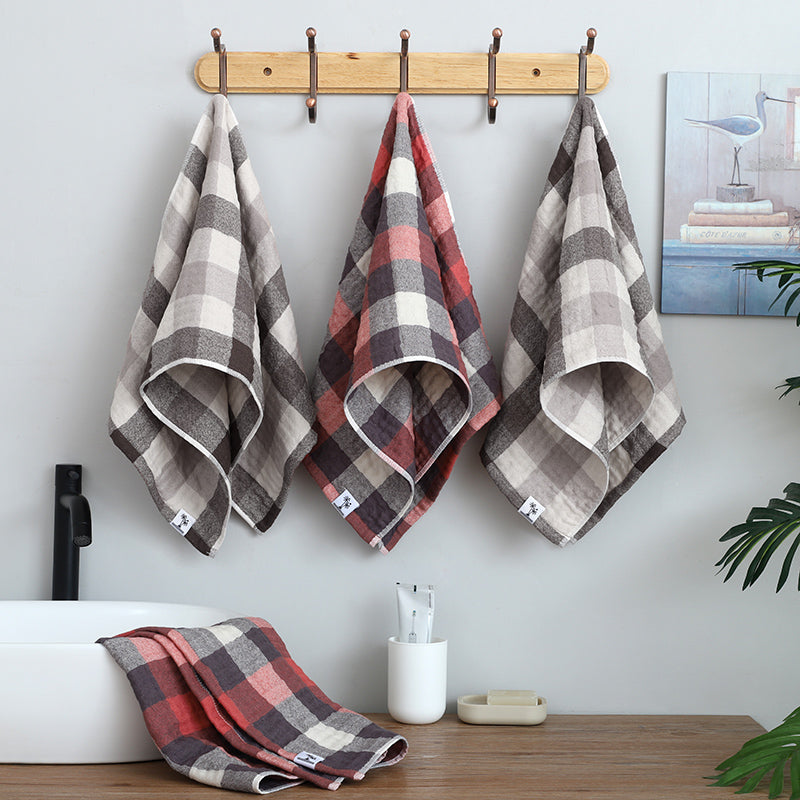 Multi layer gauze soft warm grid series