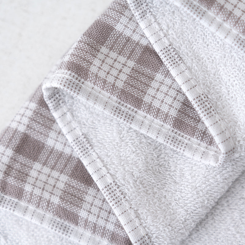 Double layer gauze+looped cotton absorbent style series