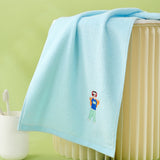 Zero twist yarn towel embroidered children's towel is youth series