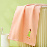 Zero twist yarn towel embroidered children's towel is youth series