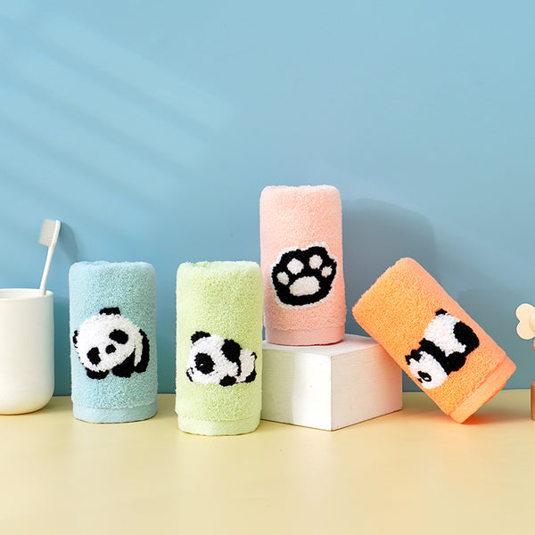 Zero twist yarn towel embroidered children's towel Po series – QianYi