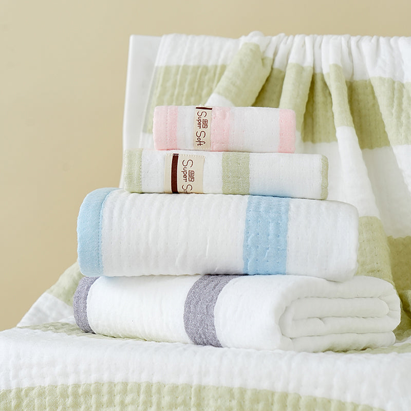 Multi layer gauze children's scarves Beirou series