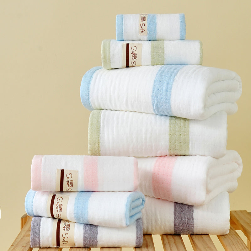 Multi layer gauze children's scarves Beirou series