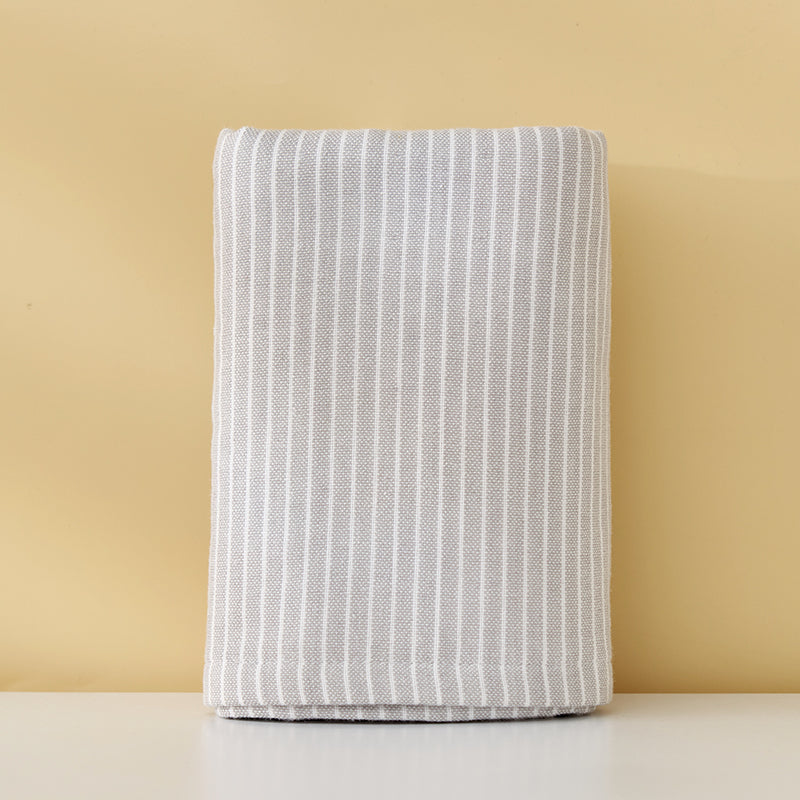 Double layer gauze+looped cotton absorbent stripe series