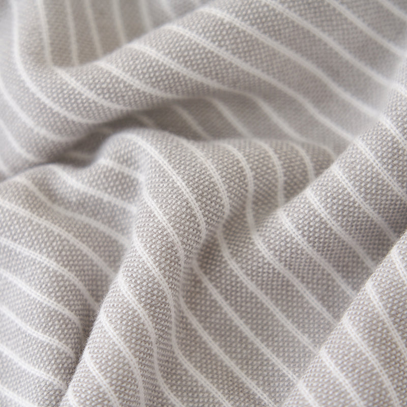 Double layer gauze+looped cotton absorbent stripe series