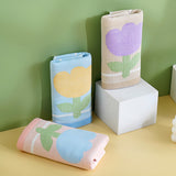 Double layer gauze+looped cotton absorbent tulip series