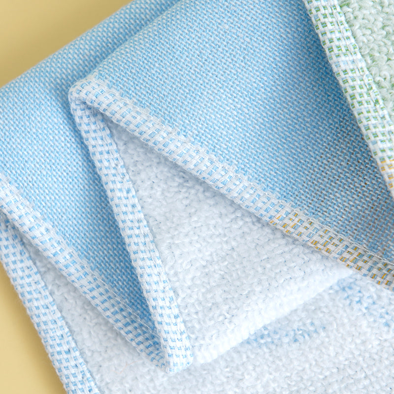 Double layer gauze+looped cotton absorbent tulip series