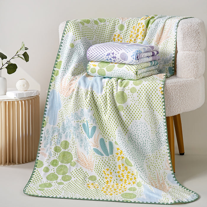 Qinghuan botanical pattern towels - 清欢 - photo 1