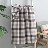 Multi layer gauze soft warm grid series