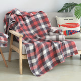 Multi layer gauze soft warm grid series