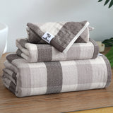 Multi layer gauze soft warm grid series