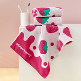 strawberry towel
