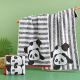 handstand panda towel