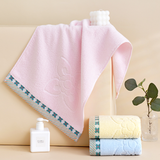 plain flower towel