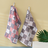 4-layer number child towel