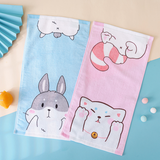 cartoon dog child towel
