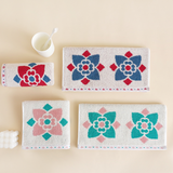 double flower towel