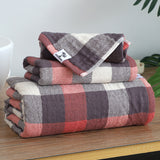 Multi layer gauze soft warm grid series