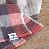 Multi layer gauze soft warm grid series