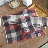 Multi layer gauze soft warm grid series