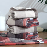 Multi layer gauze soft warm grid series