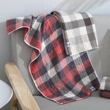 Multi layer gauze soft warm grid series