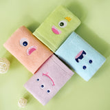Zero twist embroidery children's scarf Skaru series
