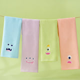 Zero twist embroidery children's scarf Skaru series