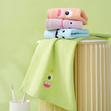 Zero twist embroidery children's scarf Skaru series