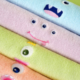 Zero twist embroidery children's scarf Skaru series