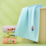 Zero twist yarn towel embroidered children's towel is youth series