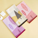 Double layer gauze+looped cotton absorbent landscape series