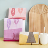 Double layer gauze+looped cotton absorbent landscape series