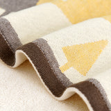 Double layer gauze+looped cotton absorbent landscape series