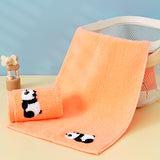 Zero twist yarn towel embroidered children's towel Po series
