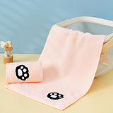 Zero twist yarn towel embroidered children's towel Po series