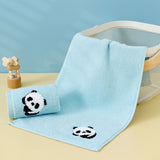 Zero twist yarn towel embroidered children's towel Po series