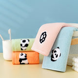 Zero twist yarn towel embroidered children's towel Po series