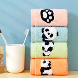 Zero twist yarn towel embroidered children's towel Po series
