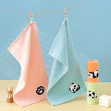 Zero twist yarn towel embroidered children's towel Po series