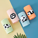 Zero twist yarn towel embroidered children's towel Po series