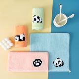 Zero twist yarn towel embroidered children's towel Po series