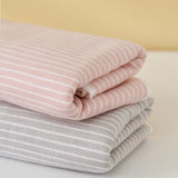 Double layer gauze+looped cotton absorbent stripe series