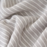 Double layer gauze+looped cotton absorbent stripe series