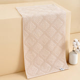 Pure cotton woven water absorbing and breathable block honeycomb series